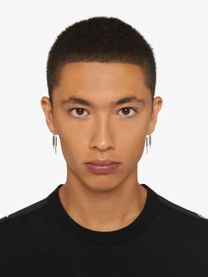 Givenchy U Lock Earrings In Metal Silvery WomenMen Jewelry Givenchy U Lock Earrings In Metal Silvery WomenMen Jewelry