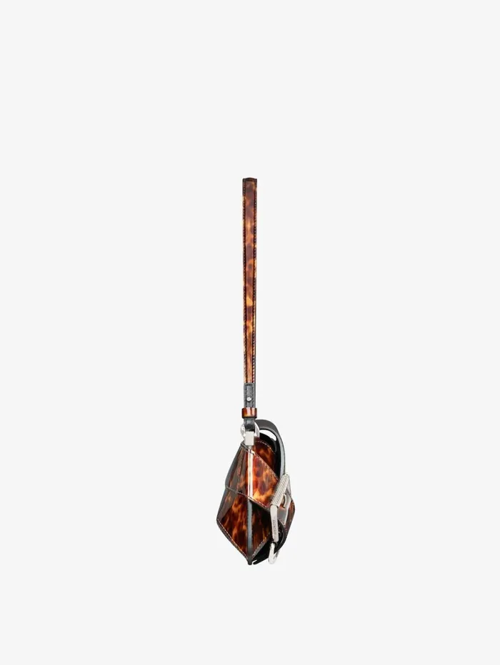 Givenchy Voyou Shoulder Flap Bag In Tortoiseshell Leather Blackbrown Women Shoulder Bags Givenchy Voyou Shoulder Flap Bag In Tortoiseshell Leather Blackbrown Women Shoulder Bags