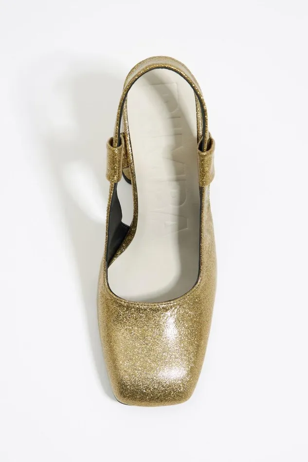 Gold Glitter Slingback Lounge Gold Women Bimba Y Lola Court Shoes Gold Glitter Slingback Lounge Gold Women Bimba Y Lola Court Shoes