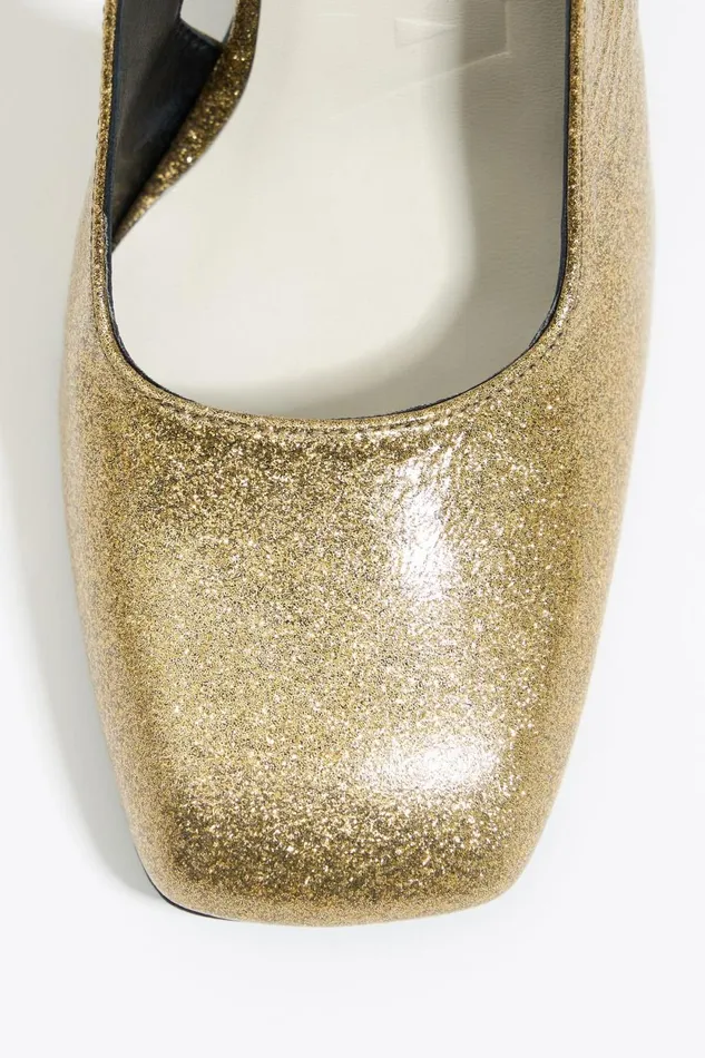 Gold Glitter Slingback Lounge Gold Women Bimba Y Lola Court Shoes Gold Glitter Slingback Lounge Gold Women Bimba Y Lola Court Shoes