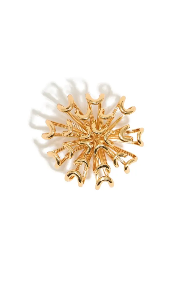 Gold Metal Chrysanthemum Charm Gold Women Bimba Y Lola Bimba Y Palomo
