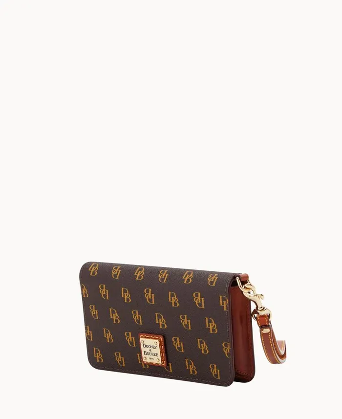 Gretta Fey Phone Wristlet Brown Tmoro ManWoman Dooney and Bourke Wallets Gretta Fey Phone Wristlet Brown Tmoro ManWoman Dooney and Bourke Wallets