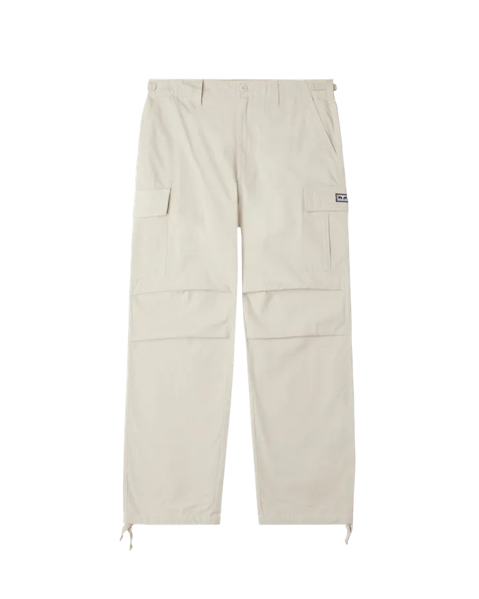 HARDWORK RIPSTOP CARGO PANT Silver Grey Men BOTTOMS OBEY Clothing