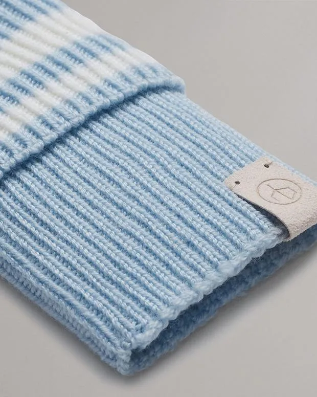 Hats and Gloves Women Rag and Bone Blake Layered Tech Gloves Light Blue
