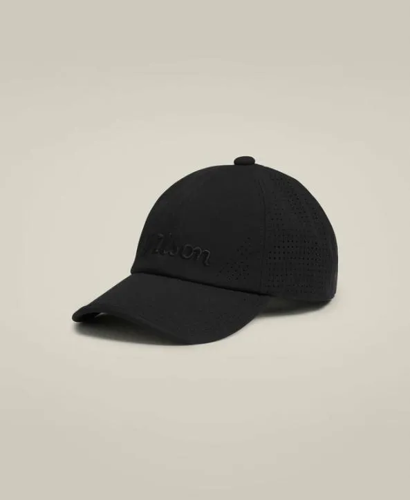 Hats Women Wilson LaserCut Performance Cap Black