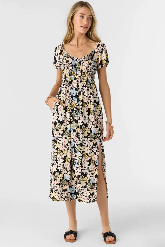 HAYZEL CAMDEN TROPICAL MIDI DRESS Women O039NEILL Clothing
