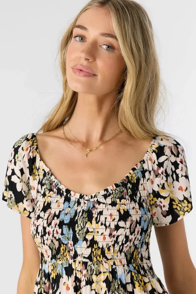 HAYZEL CAMDEN TROPICAL MIDI DRESS Women O039NEILL Clothing