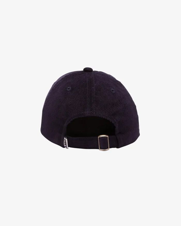 HEADWEAR LOWERCASE CORDUROY HAT Academy Navy 8211 OBEY Clothing Men