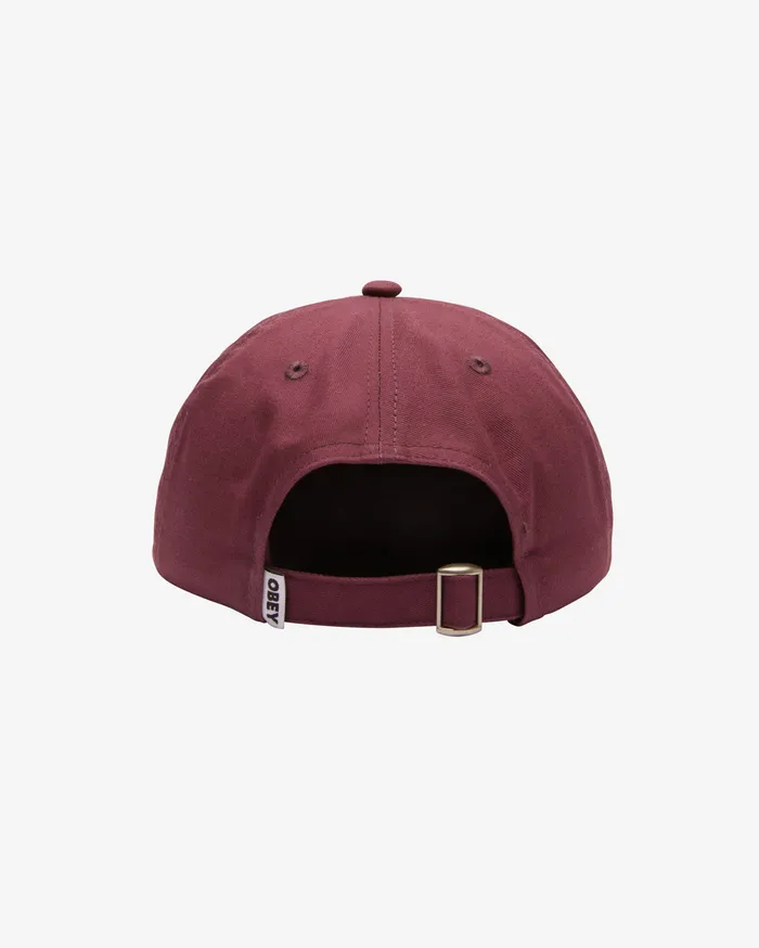 HEADWEAR OBEY Clothing Men BOLD TWILL HAT Vino