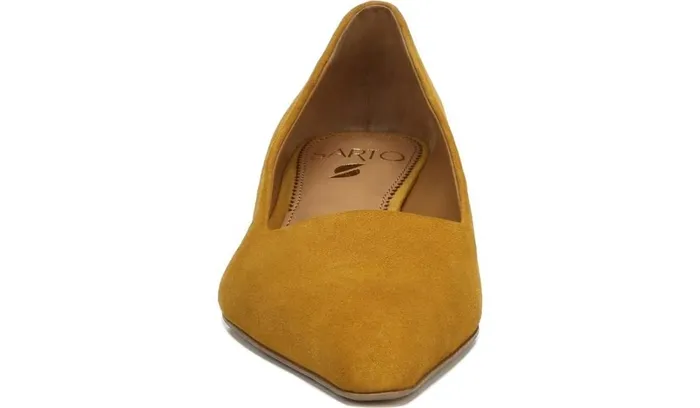 Heels Women Franco Sarto Sarto Modena Block Heel Pump Ochre Leather