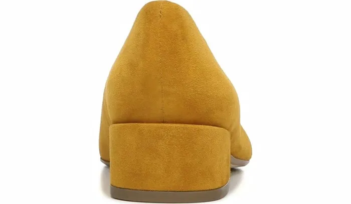 Heels Women Franco Sarto Sarto Modena Block Heel Pump Ochre Leather