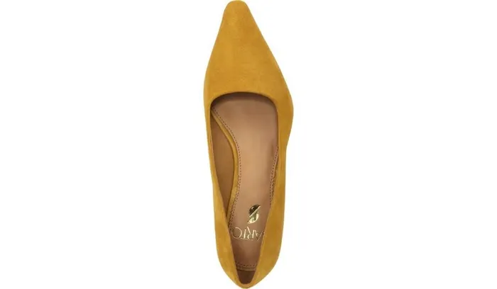 Heels Women Franco Sarto Sarto Modena Block Heel Pump Ochre Leather