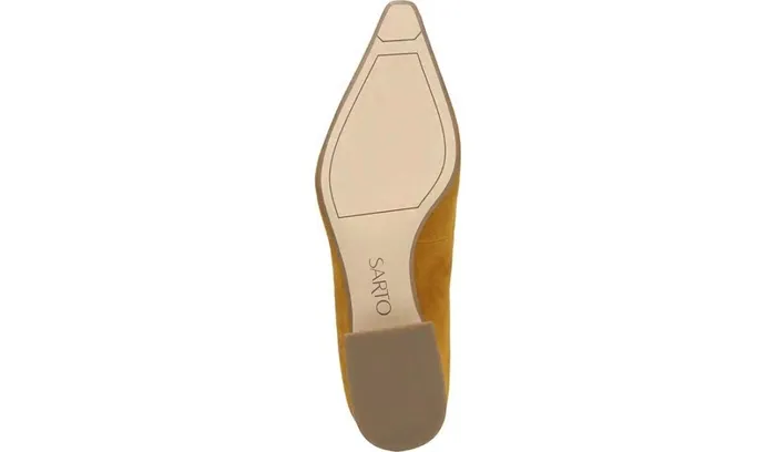 Heels Women Franco Sarto Sarto Modena Block Heel Pump Ochre Leather