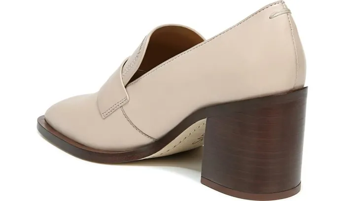 Heels Women Franco Sarto Sarto Renato Block Heel Pump Bone Leather