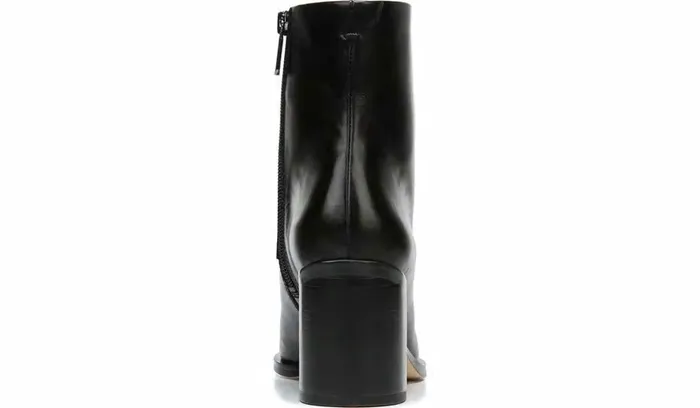 Heels Women Franco Sarto Sarto Romana Block Heel Bootie Black Leather