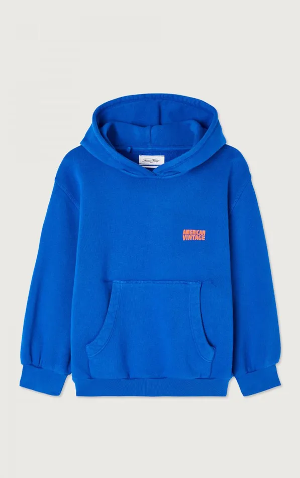 Hoodie Izubird Prussian Blue Vintage Kids American Vintage Sweatshirts Hoodie Izubird Prussian Blue Vintage Kids American Vintage Sweatshirts