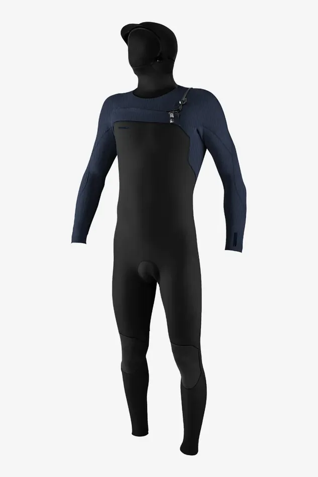 HYPERFREAK 43MM CHEST ZIP FULL WETSUIT W HOOD Blknvy Men O039NEILL Men039S Wetsuits