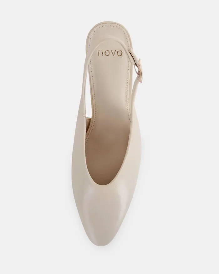 ISOLDE CREAM Pumps Women Party NOVO Shoes