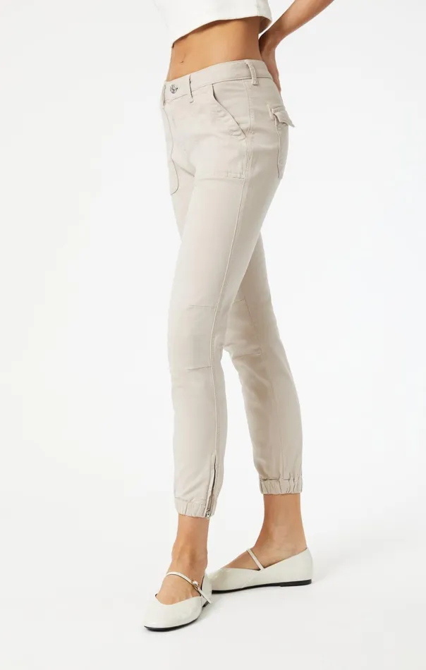 Ivy Slim Cargo In Grey Luxe Twill Women Mavi Jeans Pants Ivy Slim Cargo In Grey Luxe Twill Women Mavi Jeans Pants