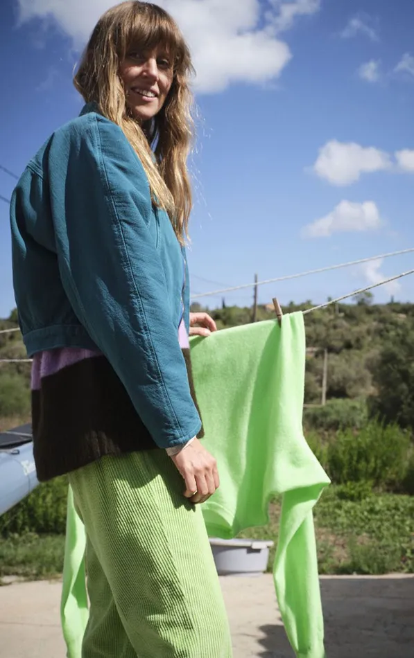 Jacket Nyolow Overdyed Emerald Women American Vintage Jackets and Blazers Jacket Nyolow Overdyed Emerald Women American Vintage Jackets and Blazers