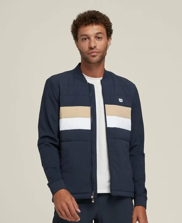 Jackets and Vests Men Wilson Jd Quilted Jacket Classic Navy