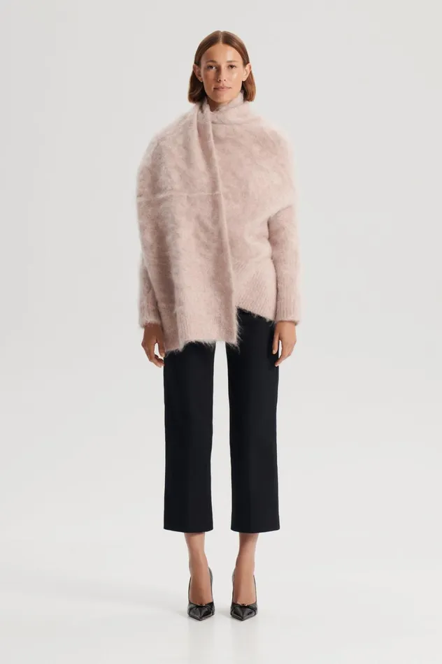 Jackets Women Scanlan Theodore BRUSHED MOHAIR CARDIGAN 3 Mink Jackets Women Scanlan Theodore BRUSHED MOHAIR CARDIGAN 3 Mink