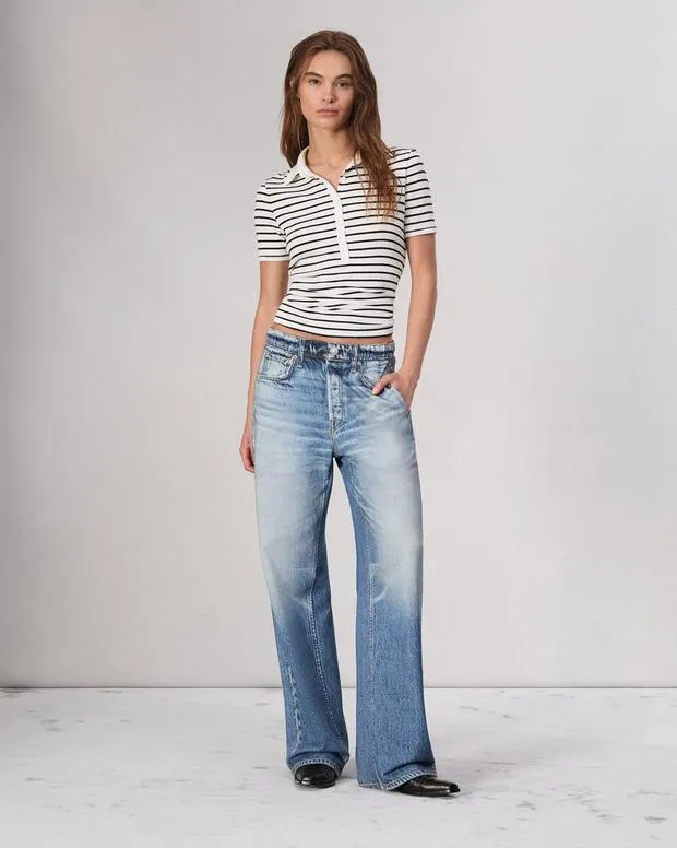 Jeans Women Rag and Bone Miramar Terry WideLeg Pant Cotton Terry Noosa