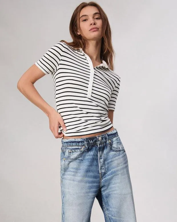 Jeans Women Rag and Bone Miramar Terry WideLeg Pant Cotton Terry Noosa