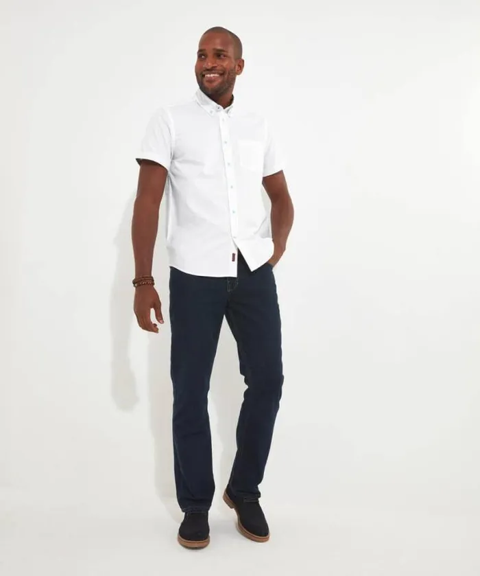 Joe Browns Shirts Men Outstanding Oxford Shirt White Joe Browns Shirts Men Outstanding Oxford Shirt White