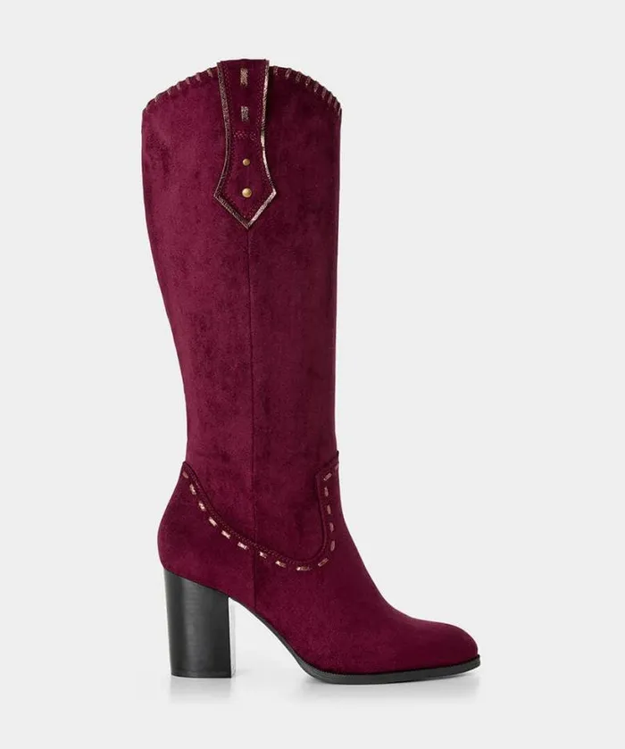 Joe Browns Shoes Sandals and Boots Women Revelry Whip Stitch Boots Dark Red