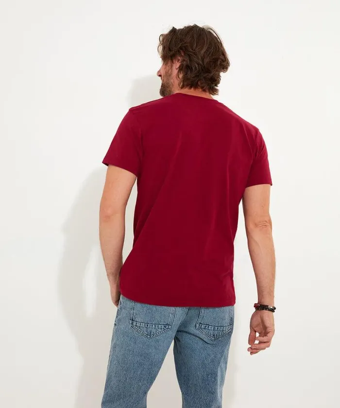 Joe Browns TShirts and Tops Men Hit The Slopes Tee Maroon