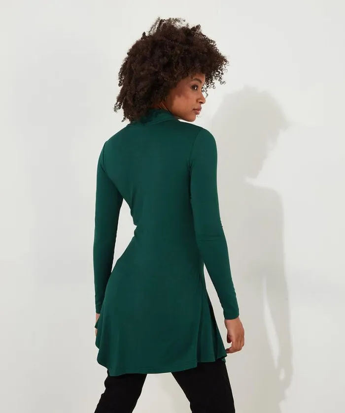 Joe Browns Tops Tunics and Blouses Women All New Button Jersey Tunic Forest Green Joe Browns Tops Tunics and Blouses Women All New Button Jersey Tunic Forest Green