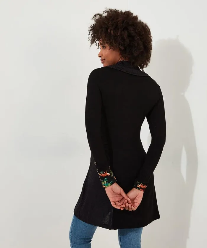 Joe Browns Tops Tunics and Blouses Women Fabulous Foxes Jersey Tunic Black Joe Browns Tops Tunics and Blouses Women Fabulous Foxes Jersey Tunic Black