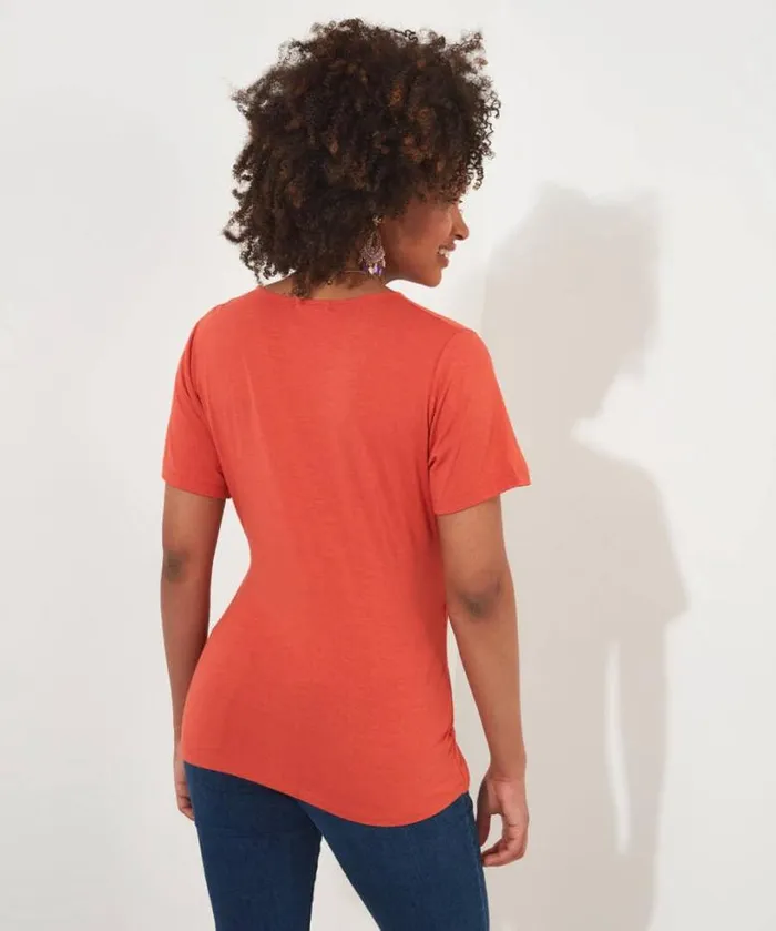 Joe Browns Tops Tunics and Blouses Women Remarkable Wrap Top Rust Joe Browns Tops Tunics and Blouses Women Remarkable Wrap Top Rust