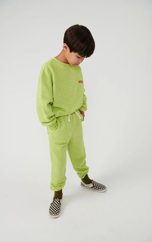 Joggers Doven Overdyed Fluorescent Yellow Kids American Vintage Joggers