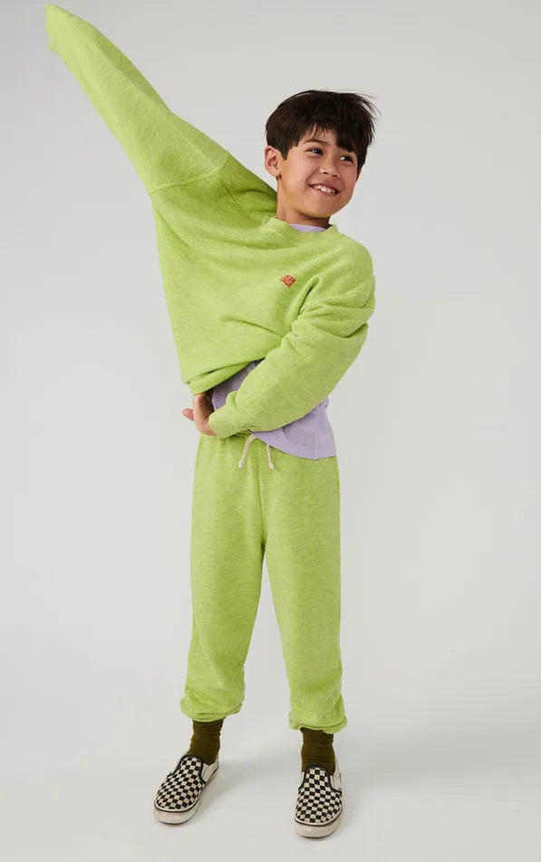 Joggers Doven Overdyed Fluorescent Yellow Kids American Vintage Joggers