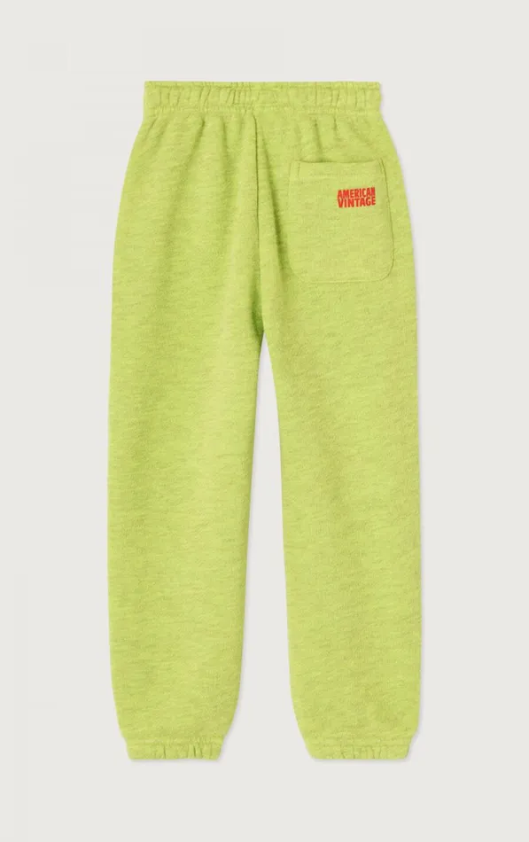Joggers Doven Overdyed Fluorescent Yellow Kids American Vintage Joggers