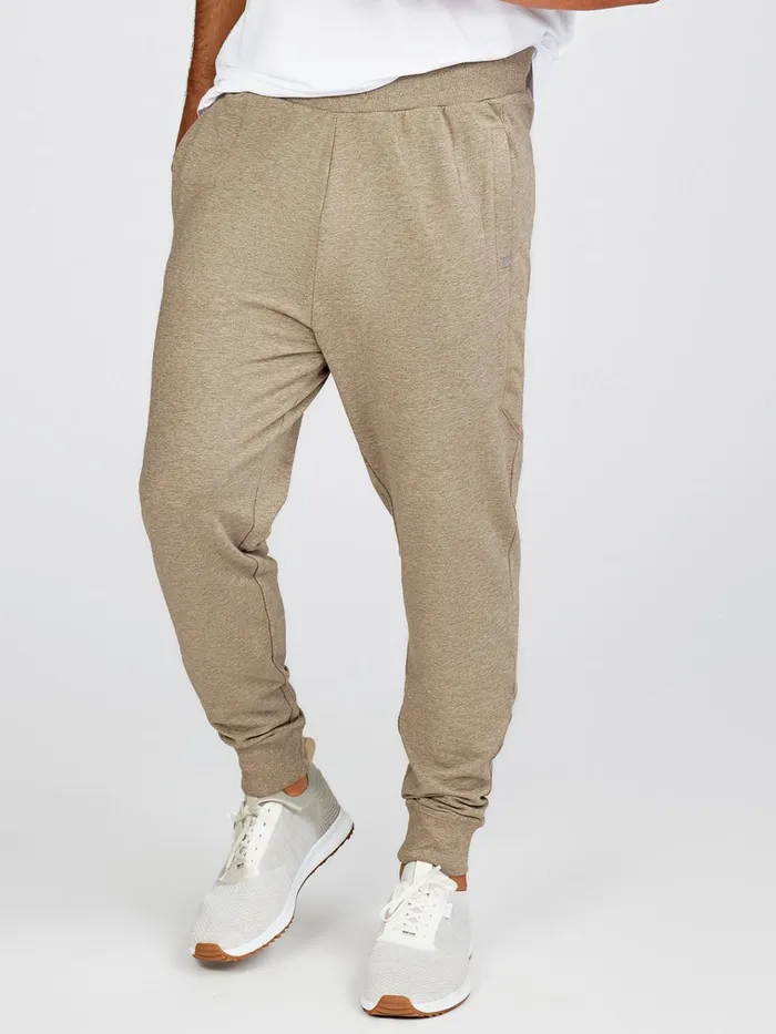 Joggers Sweatpants Men Tasc Performance Varsity Lightweight Fleece Jogger