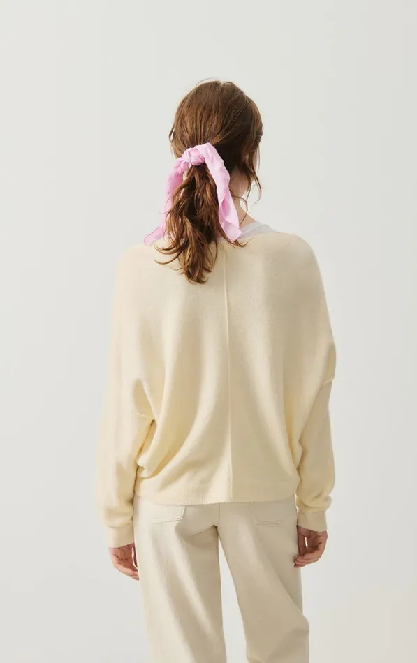 Jumper Damsville Melange Pannacotta Women American Vintage Jumpers and Cardigans Jumper Damsville Melange Pannacotta Women American Vintage Jumpers and Cardigans