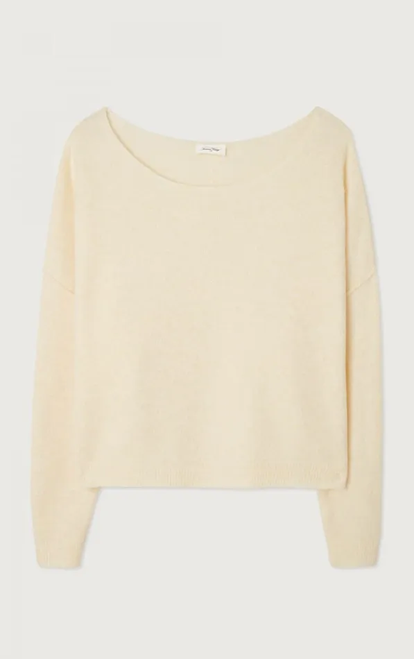 Jumper Damsville Melange Pannacotta Women American Vintage Jumpers and Cardigans Jumper Damsville Melange Pannacotta Women American Vintage Jumpers and Cardigans