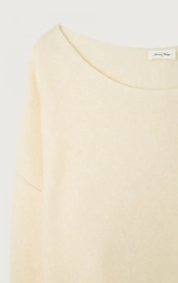 Jumper Damsville Melange Pannacotta Women American Vintage Jumpers and Cardigans Jumper Damsville Melange Pannacotta Women American Vintage Jumpers and Cardigans