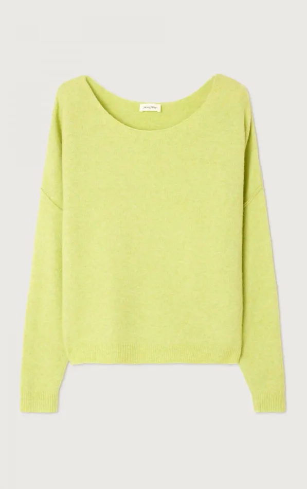 Jumper Damsville Pistachio Multimelange Women American Vintage Jumpers and Cardigans Jumper Damsville Pistachio Multimelange Women American Vintage Jumpers and Cardigans