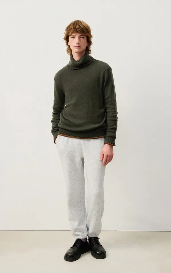 Jumper Falyday Seaweed Black Melange Men American Vintage Jumpers and Cardigans Jumper Falyday Seaweed Black Melange Men American Vintage Jumpers and Cardigans