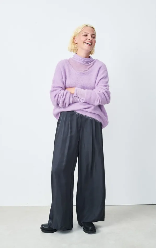 Jumper Nuny Orchid Melange Women American Vintage Jumpers and Cardigans Jumper Nuny Orchid Melange Women American Vintage Jumpers and Cardigans