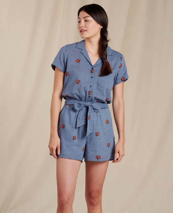 Jumpsuits and Overalls Women8217s ToadandCo Women8217s Camp Cove Romper North Shore Polka Print Jumpsuits and Overalls Women8217s ToadandCo Women8217s Camp Cove Romper North Shore Polka Print