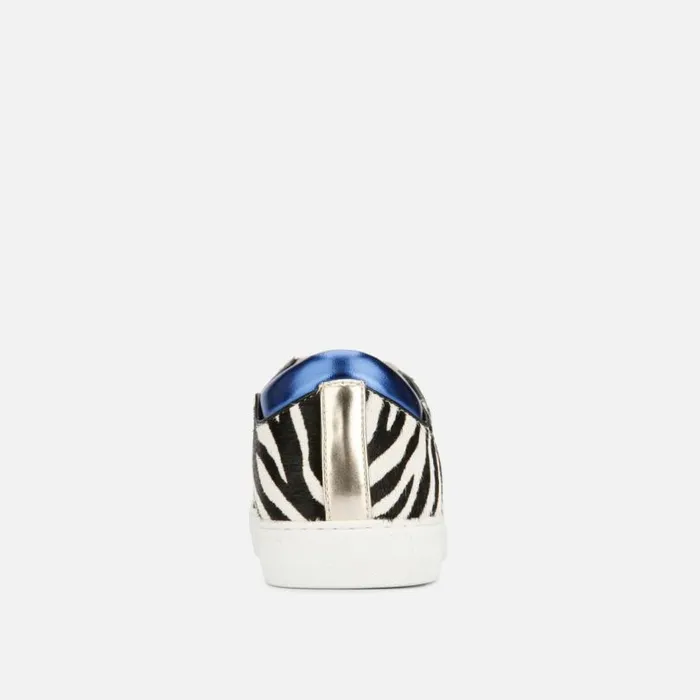 Kam Animal Print Hair Calf Sneaker Blackwhite Women Kenneth Cole Sneakers