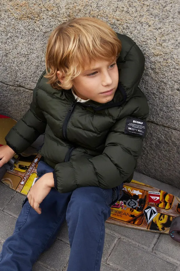 Kids Green Asp Jacket Ecoalf Coats And Jackets