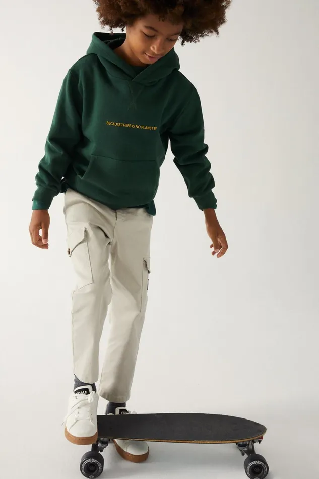 Kids Green Caramel Sweatshirt Ecoalf Sweatshirts
