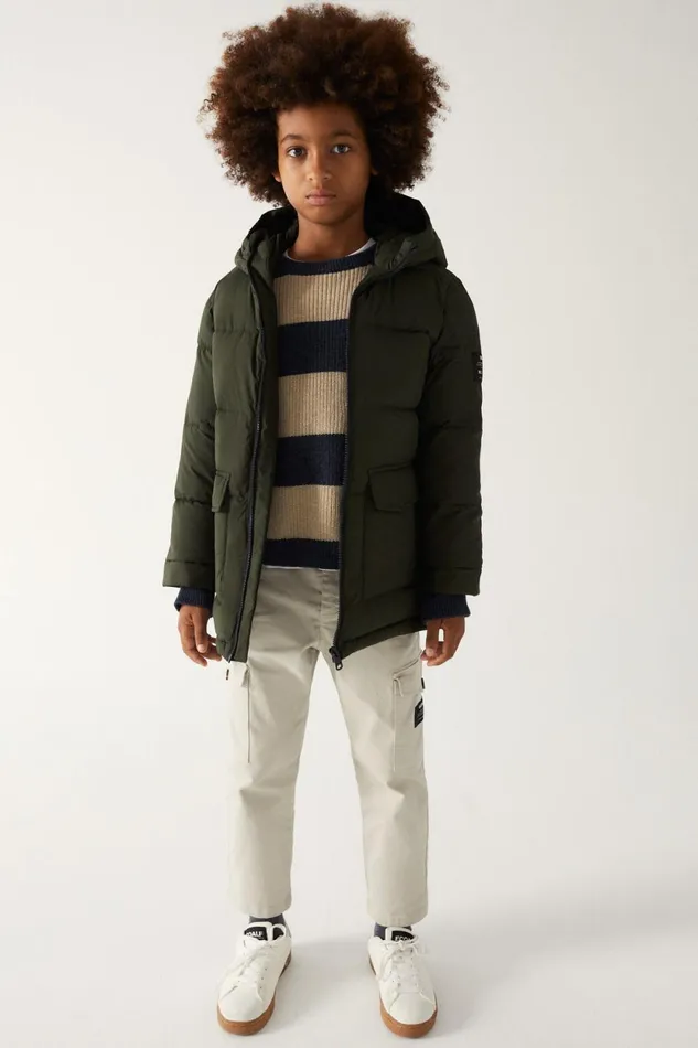 Kids Green Jappy Coat Ecoalf Coats And Jackets