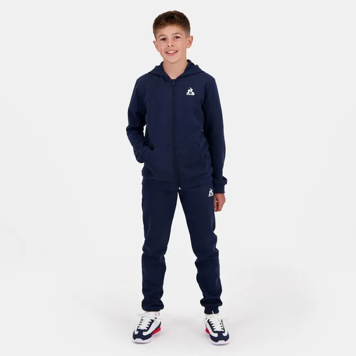 Kids Le Coq Sportif Sweatshirts And Hoodies Essentiels ZipUp Hoodie Kids Kids Le Coq Sportif Sweatshirts And Hoodies Essentiels ZipUp Hoodie Kids